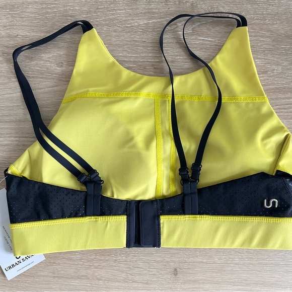 NWT Urban Savage Mccarren Sports Bra in Citrus & Black Size M - Picture 6 of 8